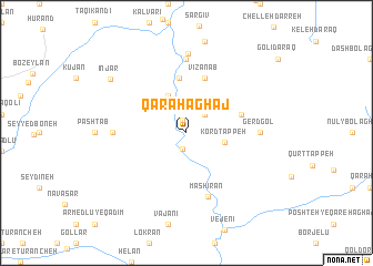 map of Qarah Āghāj