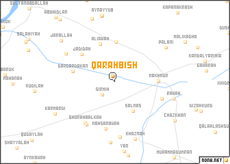 map of Qarah Bīsh