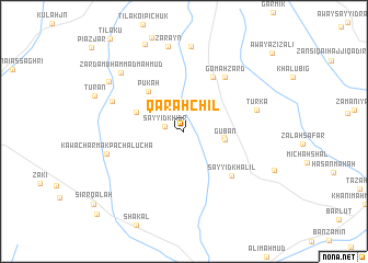 map of Qarah Chil