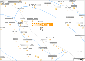 map of Qarah Chītān