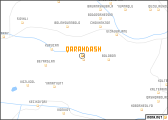 map of Qarah Dāsh