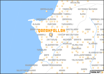 map of Qarah Fallāḩ