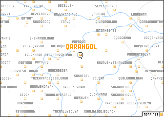 map of Qarah Gol