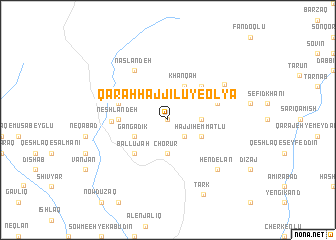 map of Qarah Ḩājjīlū-ye ‘Olyā