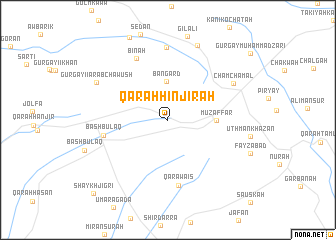 map of Qarah Hinjīrah