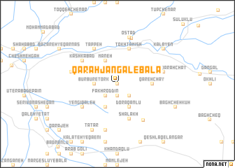 map of Qarah Jangal-e Bālā