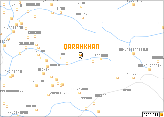 map of Qarahkhān