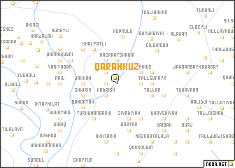 map of Qarah Kūz