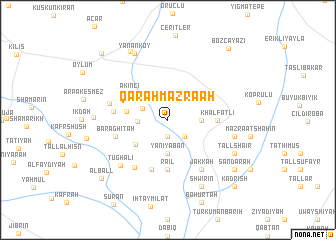 map of Qarah Mazra‘ah