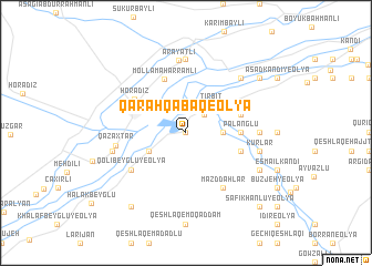 map of Qarah Qabāq-e ‘Olyā