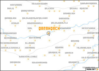 map of Qarah Qāch