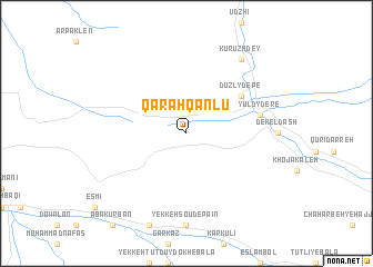 map of Qarah Qānlū