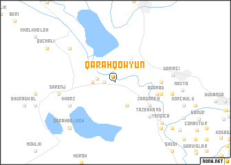 map of Qarah Qowyūn