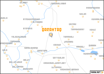 map of Qarah Tāq