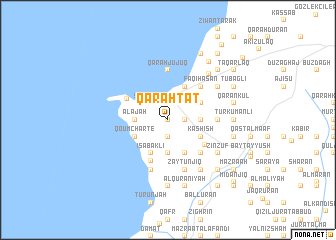 map of Qarah Ţāţ