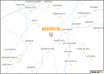 map of Qarah Yāl