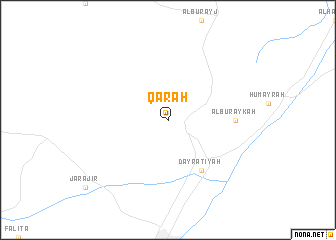 map of Qārah