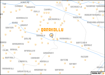 map of Qarakollu