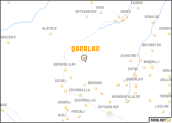 map of Qaralar