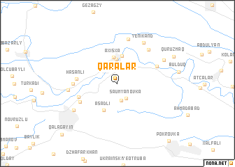 map of Qaralar