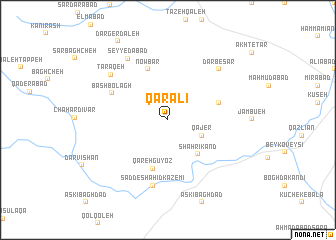 map of Qarālī