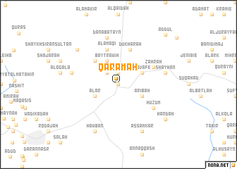 map of Qar‘amah