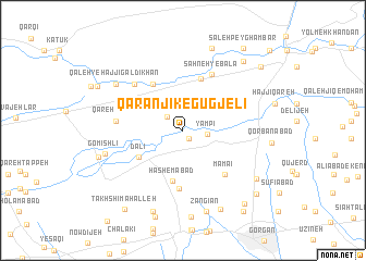 map of Qaranjīk-e Gūgjelī