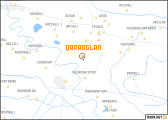 map of Qaraoğlan