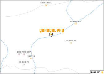 map of Qaraqalpaq