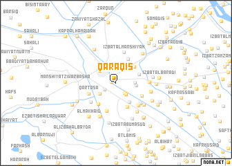 map of Qarāqiş