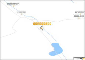 map of Qaraqobda