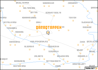 map of Qarāq Tappeh