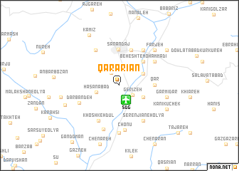 map of Qarārīān