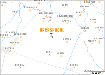 map of Qarasaqqal