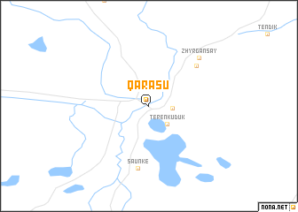 map of Qarasū