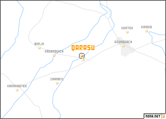 map of Qarasū