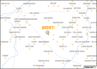 map of Qarāţī