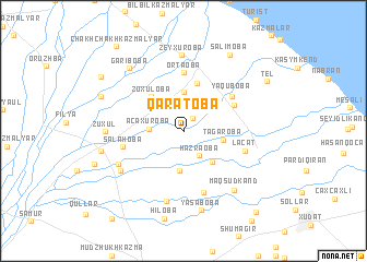 map of Qaratoba