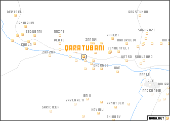 map of Qaratʼubani