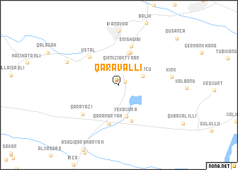 map of Qaravǝlli