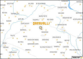 map of Qaravǝlli