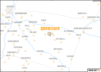 map of Qaraxıdır