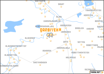 map of Qarbīyeh
