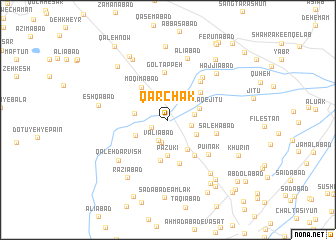 map of Qarchak