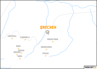 map of Qarcheh