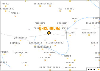 map of Qareh Āqāj