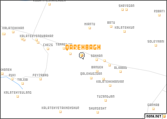 map of Qareh Bāgh