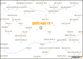 map of Qareh Būyā