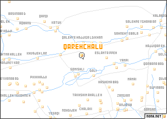 map of Qareh Chalū