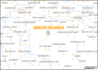 map of Qareh Cheshmeh